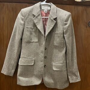 Jones New York Houndstooth Blazer